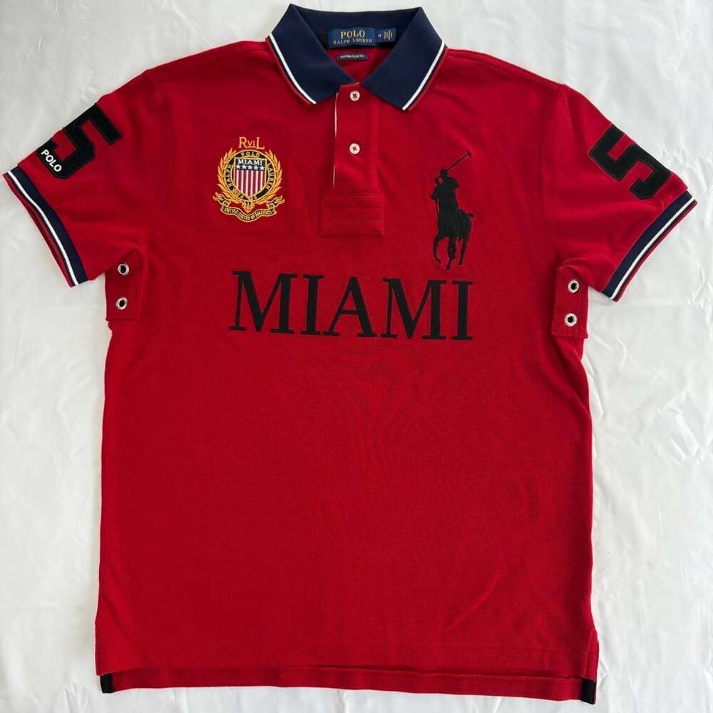 Polo Ralph Lauren Miami 5 Custom Slim Fit Polo Shirt
